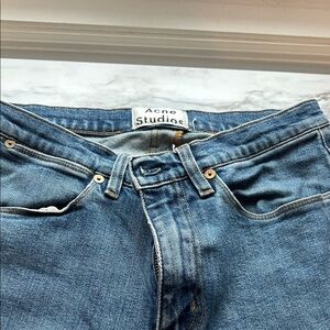 Acne Studios Light Blue Men's Straight Jeans